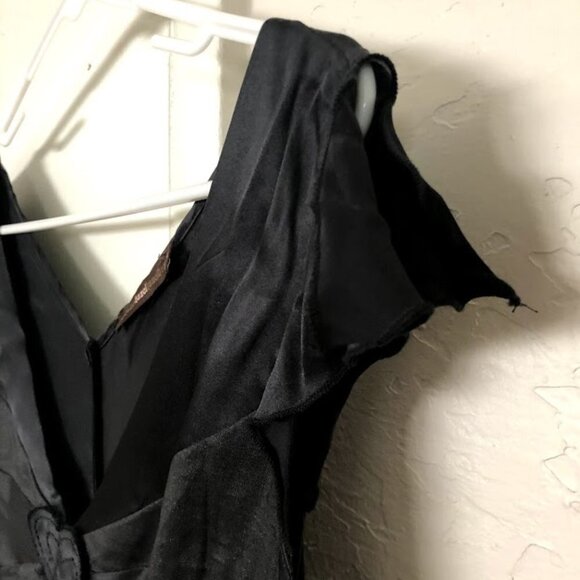 Black silk Hazel dress Y2K Whimsigoth - Picture 9 of 13